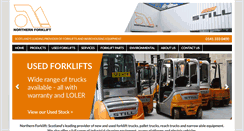 Desktop Screenshot of northernforklift.co.uk